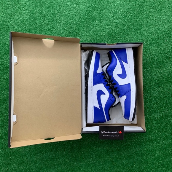 🔵*NEW* Air Jordan 1 Low “Game Royal” (Sz 11.5) - Picture 9 of 11